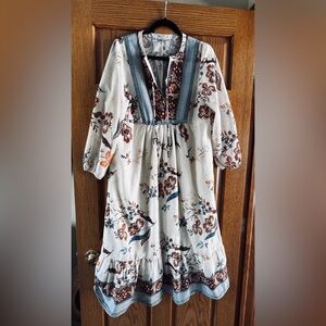 Floral Long Sleeve Dress